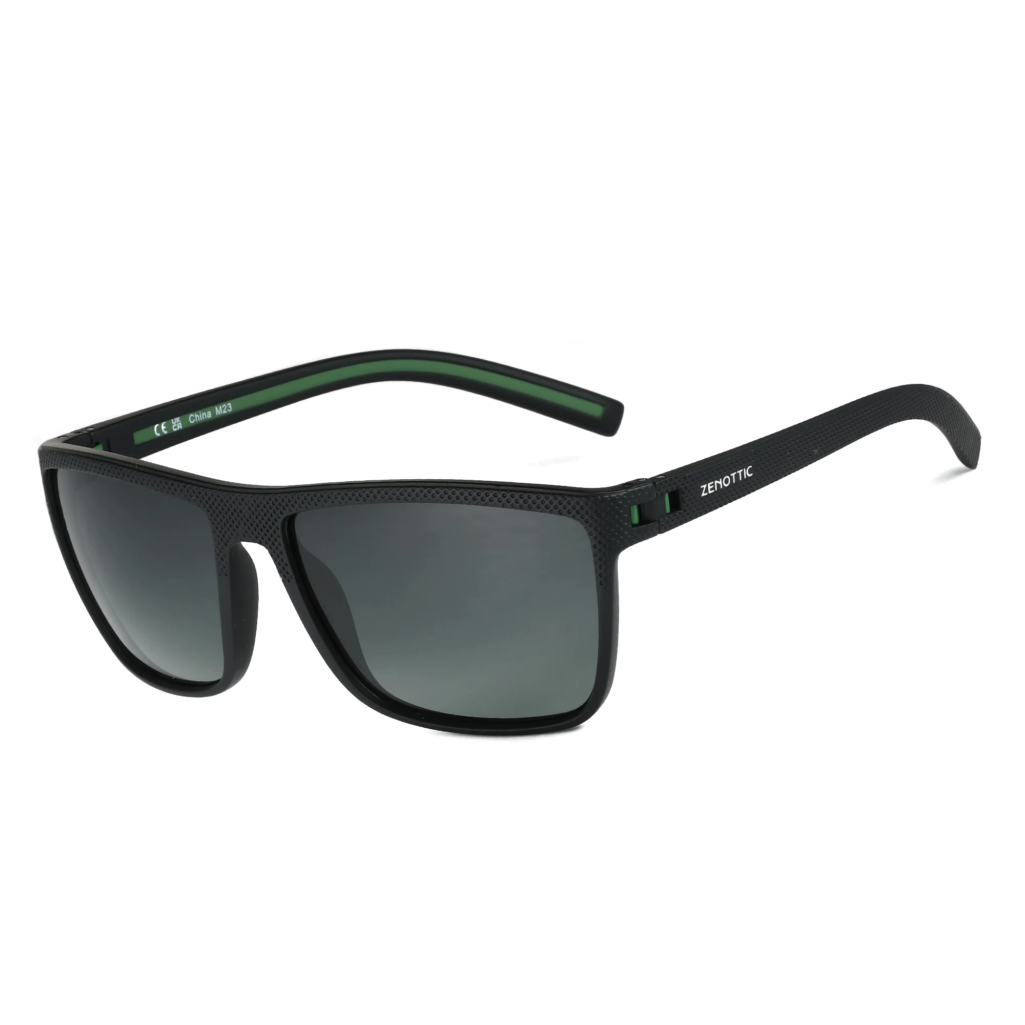 ZENOTTIC Modische polarisierte Sonnenbrille für Damen und Herren, leichter TR90-Rahmen, UV400-Schutz, quadratische Sonnenbrille 5