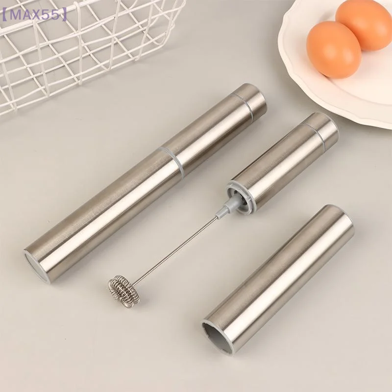 【MAX-55】خلاط رغوة الحليب والقهوة المنزلية الكهربائية وخلاط الحليب وخافق البيض المحمول