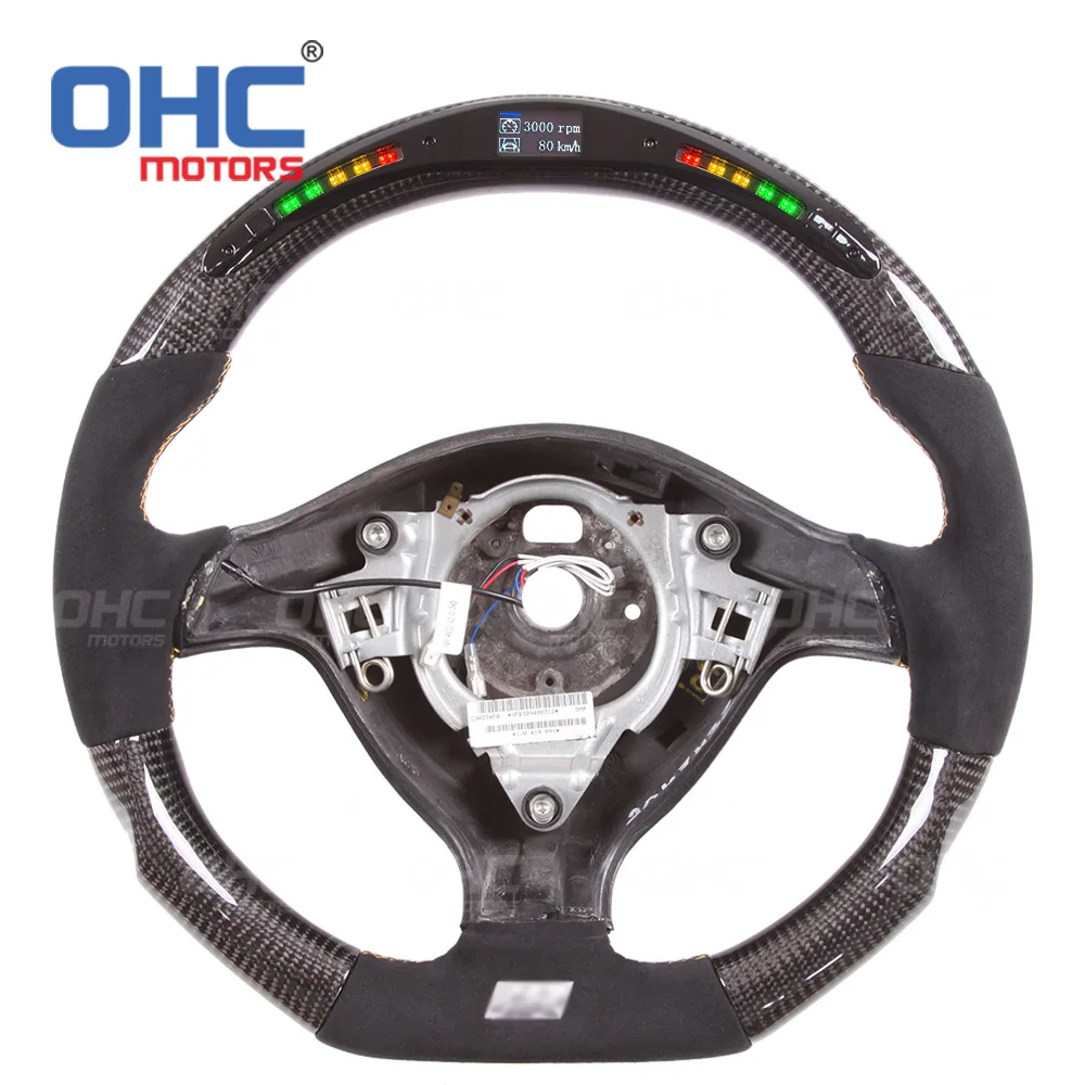 

Suitable for Volkswagen Golf 4 Jetta MK4 R32 GTI LED RPM Fur Carbon Fiber Steering Wheel Retrofit