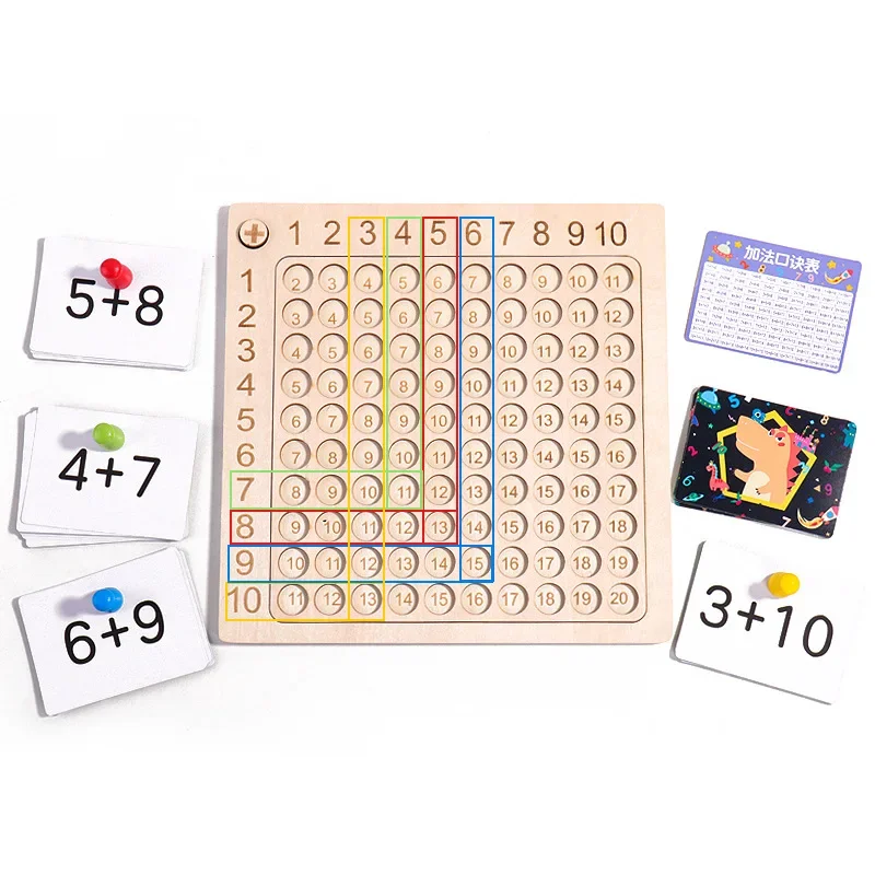 99 Multiplication Table Primary School Student 99 Addition Multiplication Early Education Puzzle Board