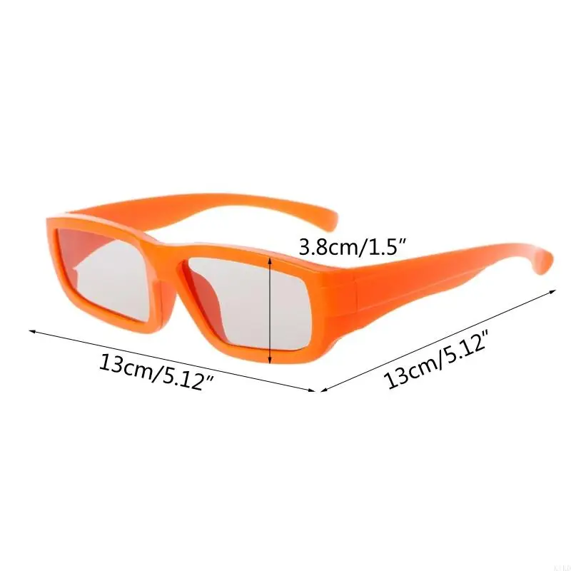 K1KD Kids 3D Stereo Glasses Passive Circularly Polarized Unisex 3D Glasses Support Polarized 3D for Most Domestic Cinemas