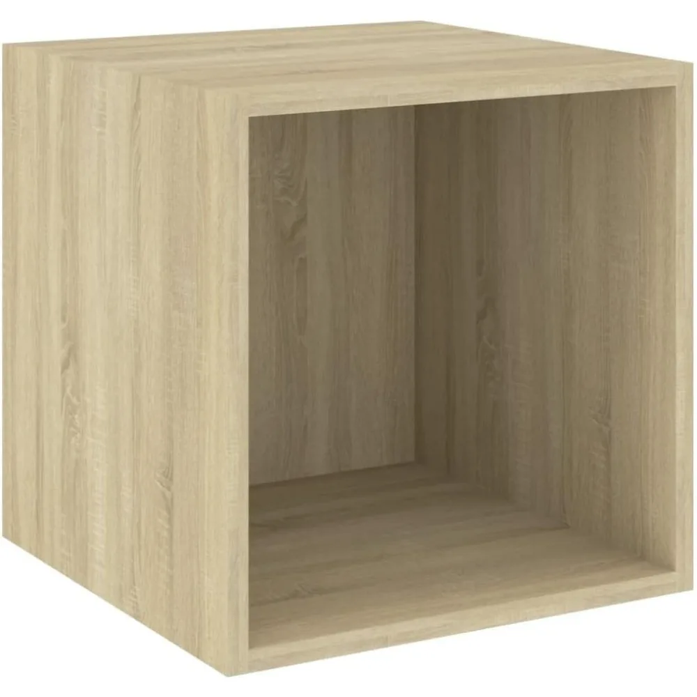 مجموعة حامل تلفزيون مثبت على الحائط مع أرفف عائمة لوحدة التحكم في الوسائط ومركز الترفيه #4