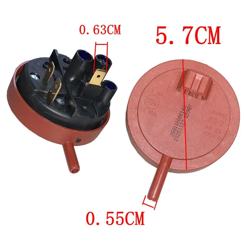 1PCS Suitable for  Sanyo drum washing machine water level sensor 250VAC KS-2 Water Level Sensor Switch parts