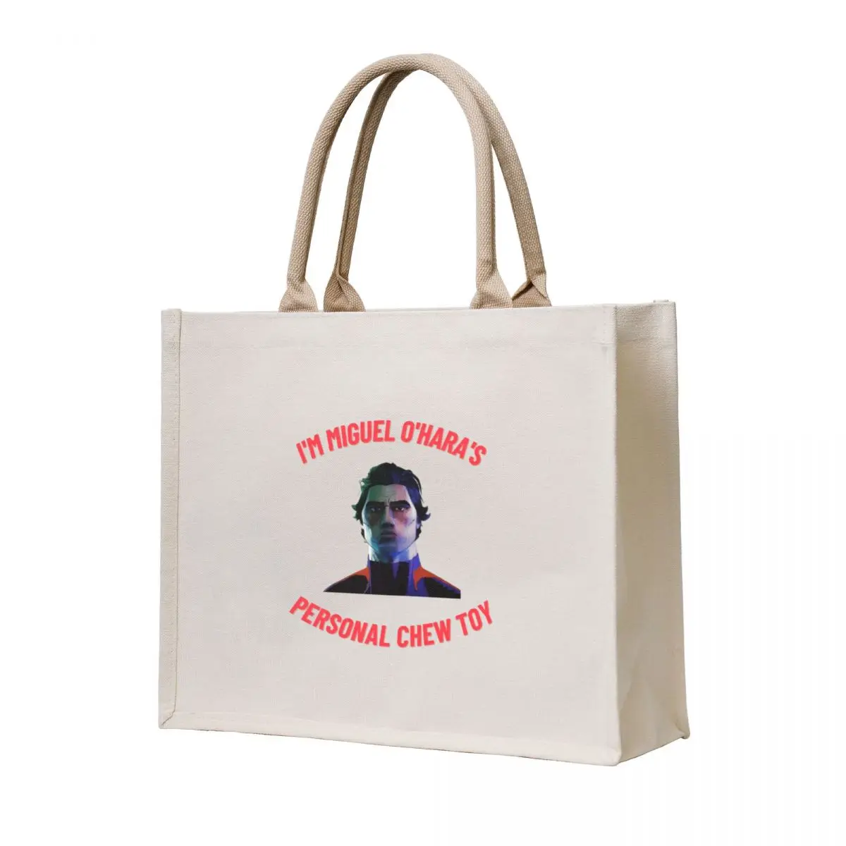 

Miguel O'Hara's Chew Toy Tote Bag large size bags shopping trolley bag supermarket folding bag