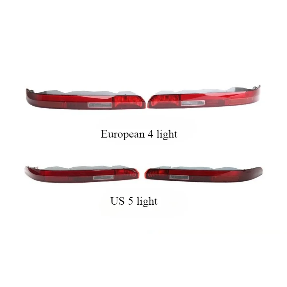 

Applicable To Audi Q7 2016-2021 Rear Car Taillights Turn Signals Warning Lights European 4 Lights US 5 Lights