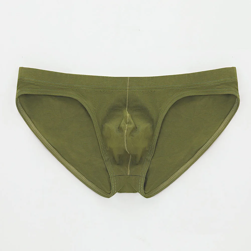 

Breathable Underwear Men Underpants Classic Style Comfortable Fit Pouch Style Soft Material Solid Color Stretchy Fabric