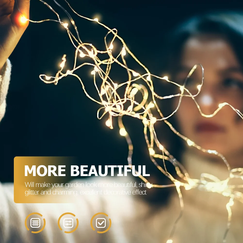 

LED Branch Waterfall Light Delicate -Operated Outdoor Garden Decor Unique Appearance Design Energy-Saving Safe