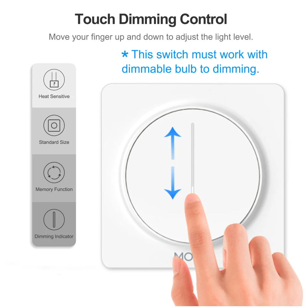 Tuya Zigbee WiFi Smart Dimmer Switch EU Touch Dimming Wall Switch Smart Life APP Wireless Voice Control for Alexa Google Home