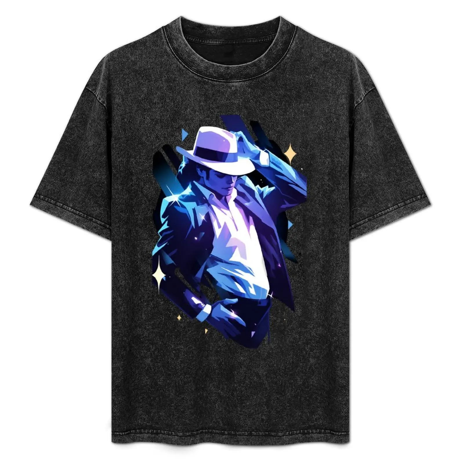 

Popstar with White Fedora - Pop Music T-Shirt Holiday Vacation Tee Shirt