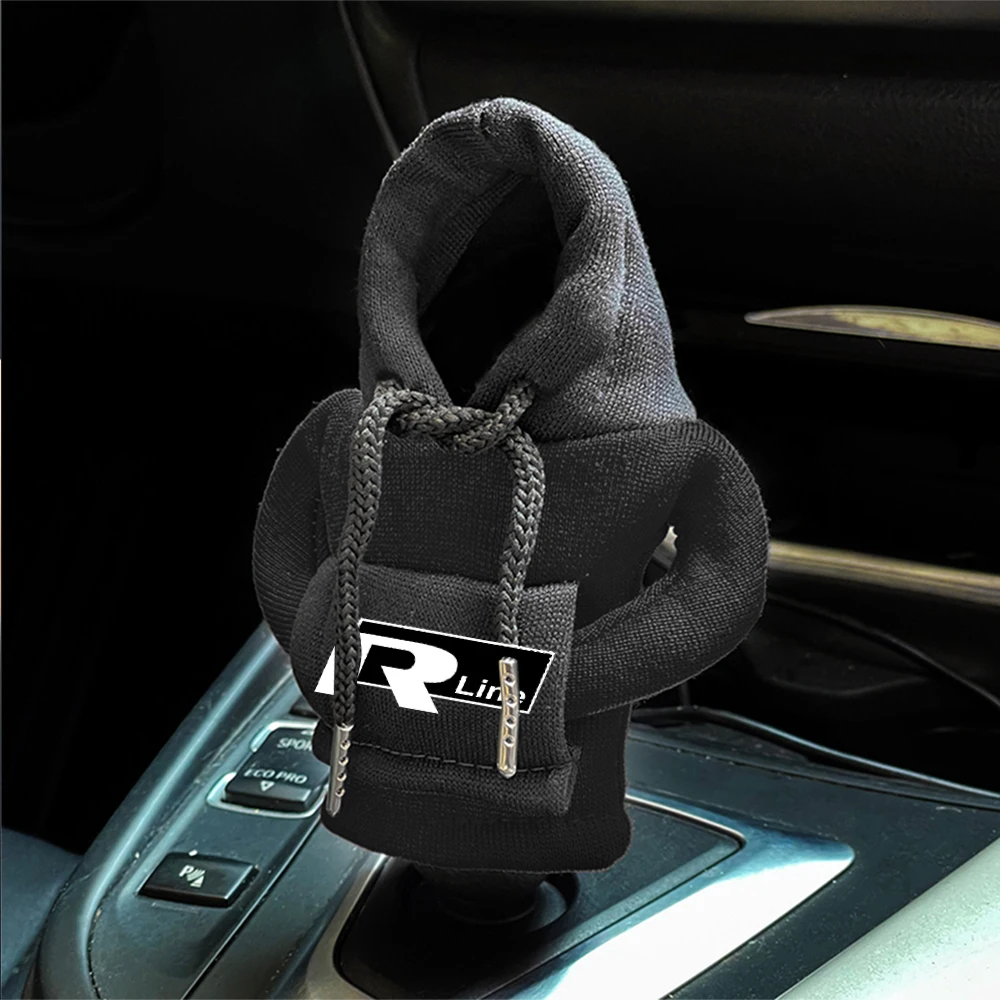 Hoodie Car Gear Shift Knob Cover Manual Handle Change Lever Cover For Volkswagen VW GTl R Golf 7 Polo Tiguan Passat CC MK6 Rline