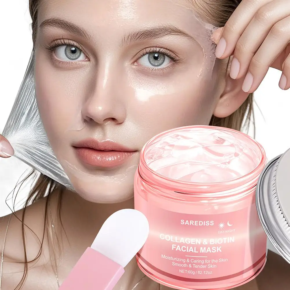 قناع تقشير الكولاجين للترطيب العميق ليلا ونهارا ترطيب البشرة الناعمة لشد البشرة غير دهني جميع أنواع البشرة 2026 جديد #2