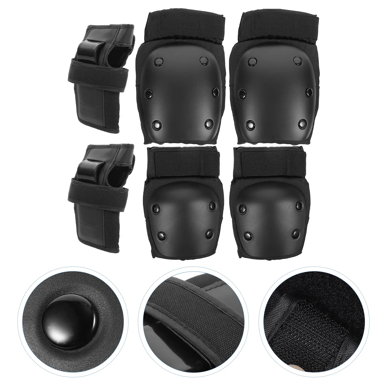 

6pcs /Set Kids Roller Skating Protective Gear 3 Pairs For Hands Knees Elbows Sports Armor For Skateboard Scooter Riding Knee Pad