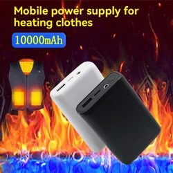 20000mAh Power Bank Portable USB Charger Fast Charging External Battery Pack Heating Vest Jacket Scarf Socks Glove Equipment