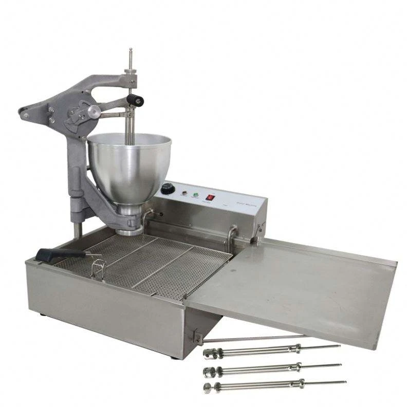 

Full Automatic Non-stick Hand Fryer Commercial Food Grade Stainless Steel Donut Pancake Machine