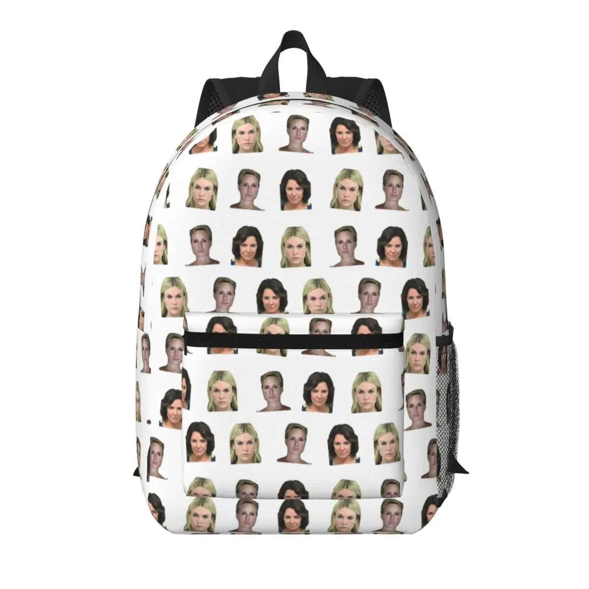

The Mugshot Housewives Of New York City Student Backpack School Bag Hiking Travel Daypack for Boys Girls Bookbag Shoulder Bags