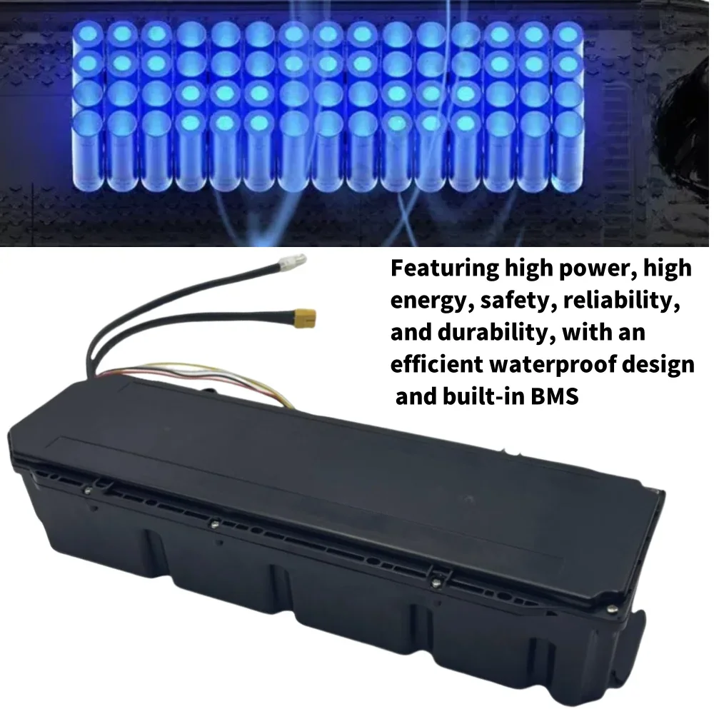 36V 15.3Ah High capacity 10S6P Li-ion Battery Pack with BMS For Xiaomi Ninebot G30 MAX No. 9 Electric Scooter Special Battery