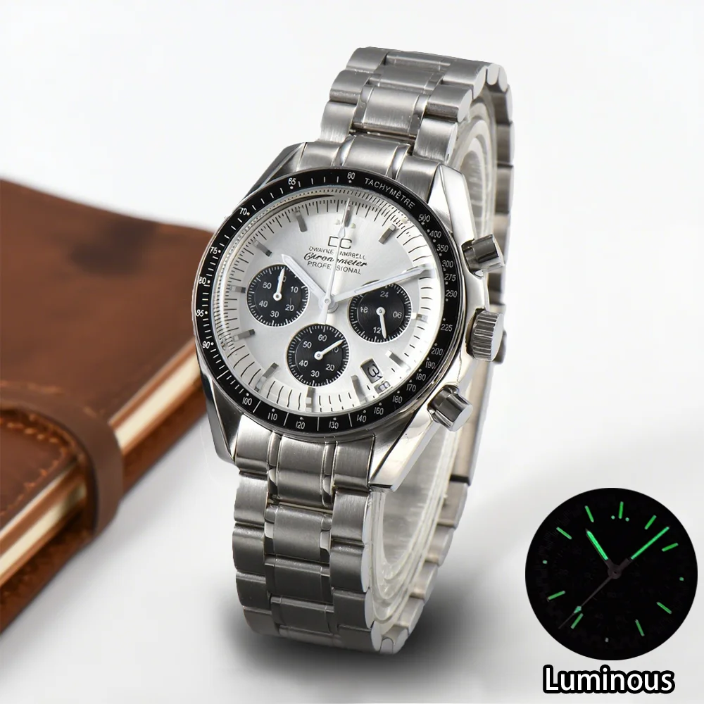 

Custom logo VK63 Watch VK63 Movement Men Watches 2024 New Watch Design Waterproof 32.5MM Dial VK63 Chronograph Quartz Watches