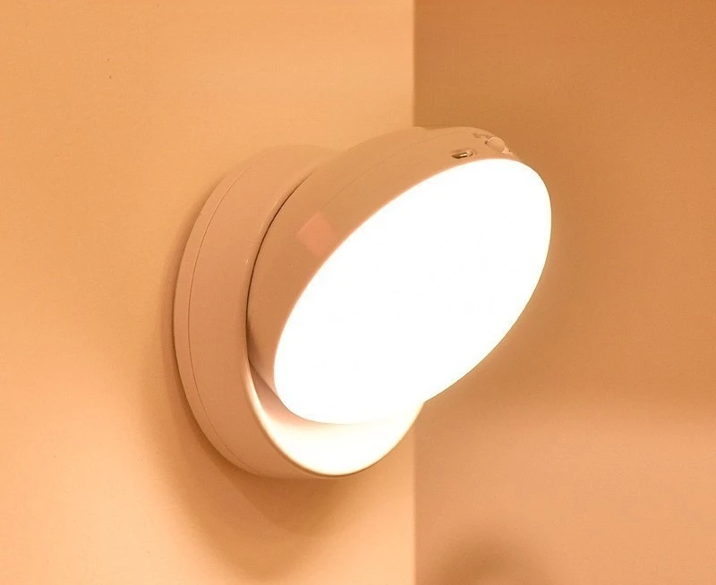 Rechargeable Motion Sensor Night Light, Wireless LED Safety Lamp for Bedroom Stairway Bathroom, Auto On Off Energy Saving