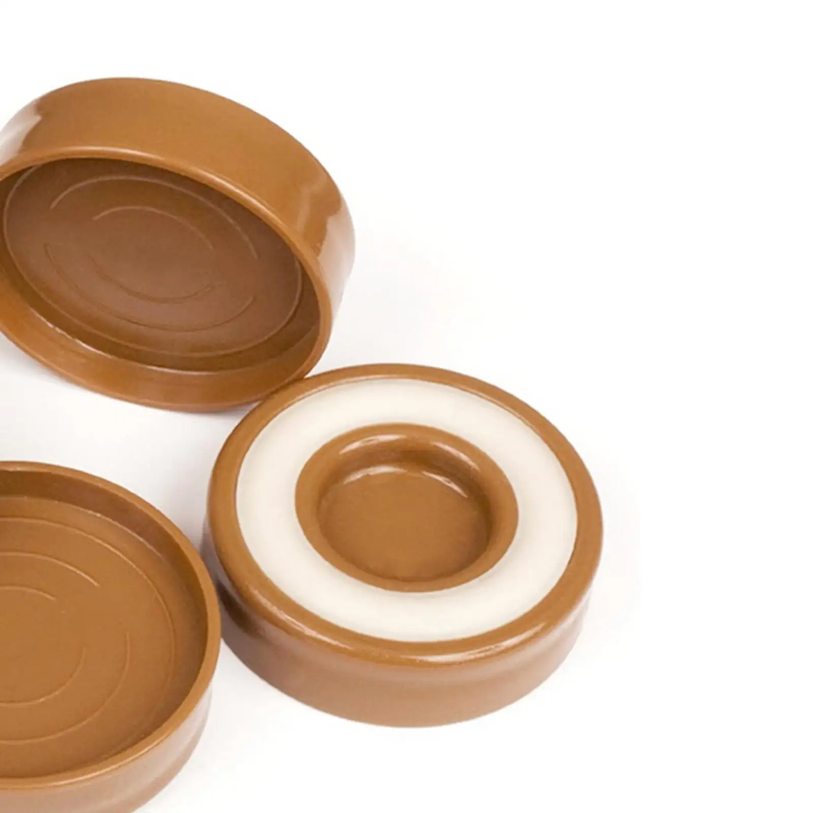 6x Non-Skid Furniture Wheel Caster Cups Round Coasters Furniture Riser for Table Sofa Bed Pianos