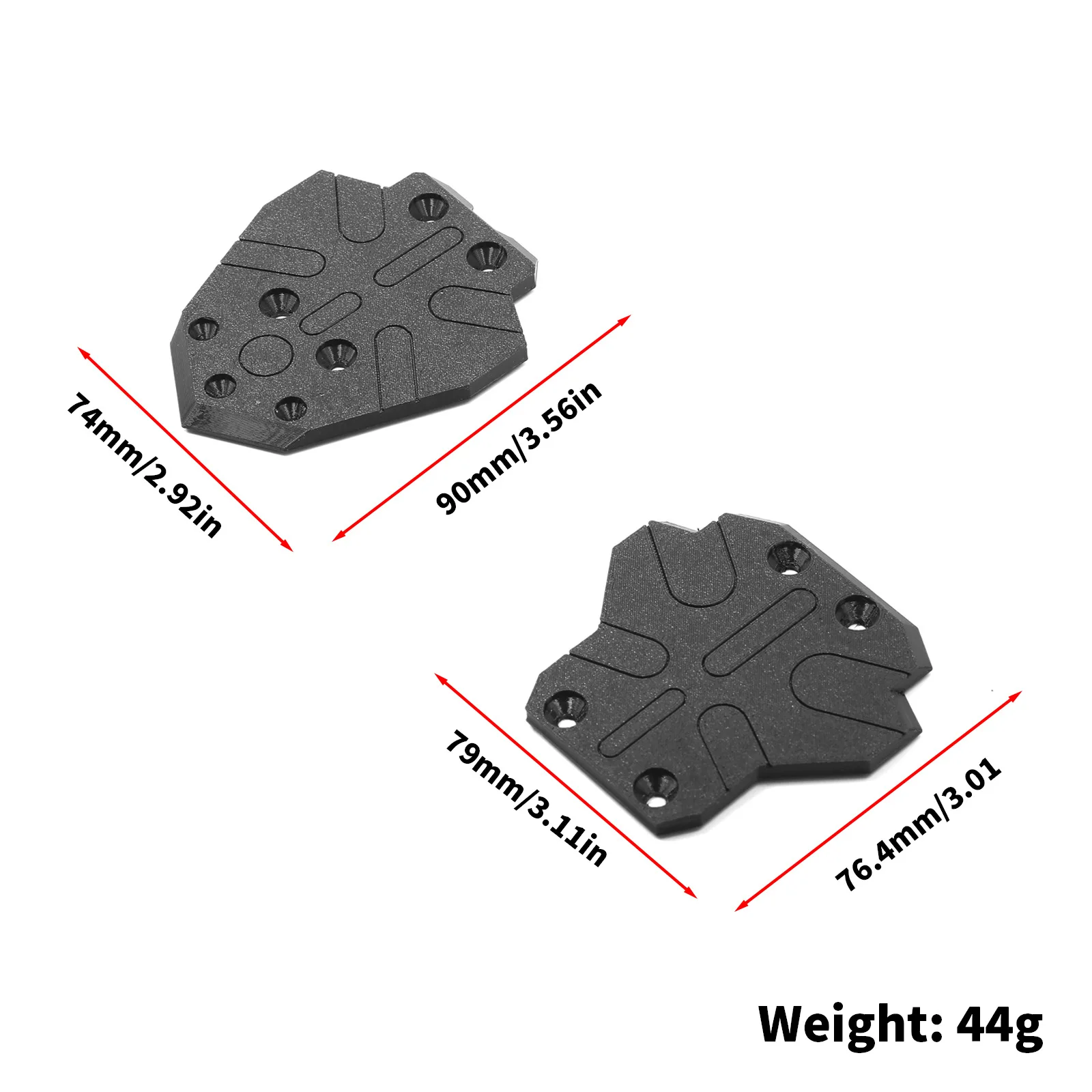 TPU Chassis Armor Guard Protection Protector Skid Plate for LEILALUO 1/7 Mitsubishi Evo RC Car Upgrade Parts Accessories