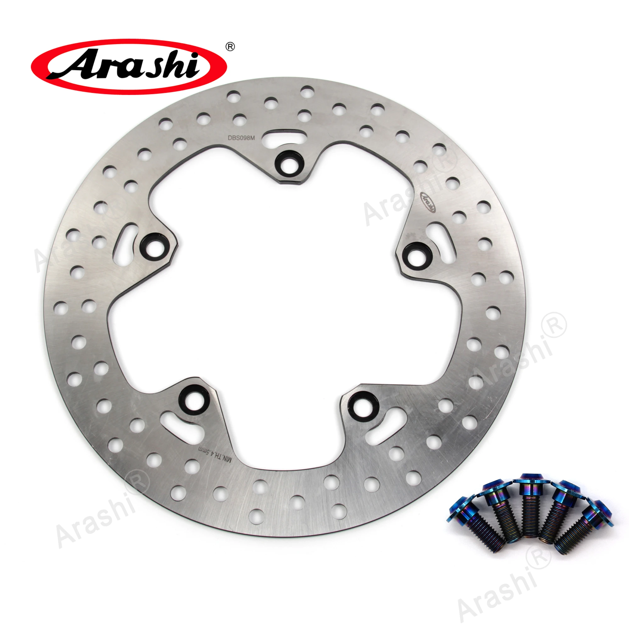 Rear Rotor For BMW R1200GS ADV 2015 2016 2017 2018 R1250GS 2019 2020 2021 2022 2023 Arashi 276mm Rear Brake Disc Disk