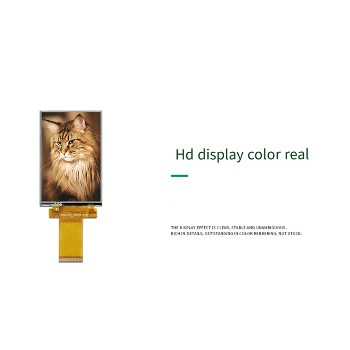 Nuclear Radiation Detector LCD Screen 320X480 Capacitive Screen 3.5 Inch Test Display Color Screen