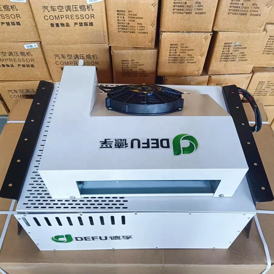 

Мини-автобус постоянного тока 12 В, охлаждающий транспортный грузовик, охладитель, небольшой холодильный блок для электрического грузовика