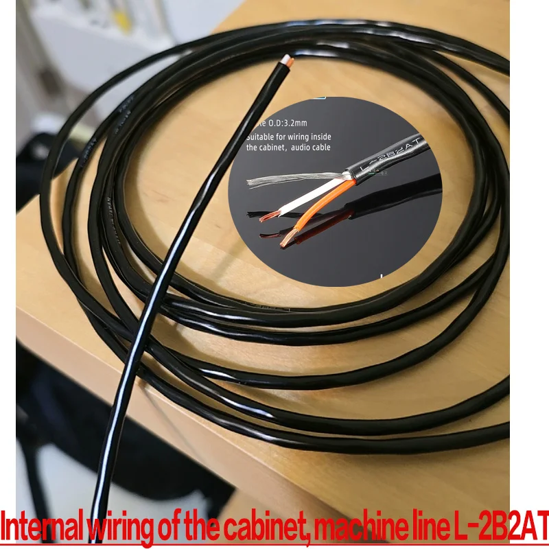 

CANARE L-2B2AT 2-Core Audio Microphone Signal Cable for Internal Rack Wiring 3.2mm Foil Shield