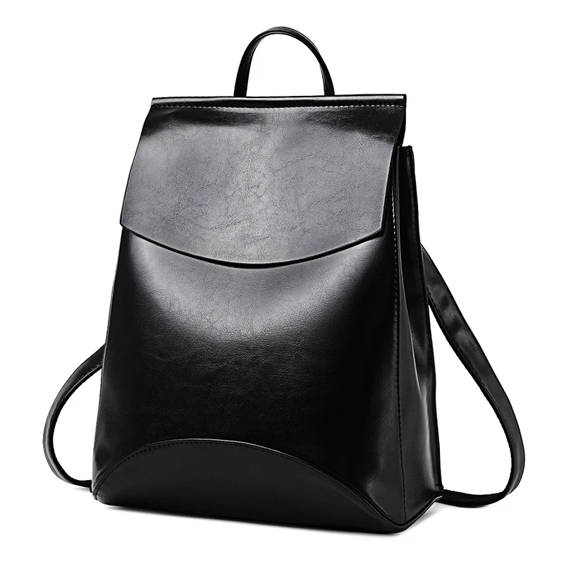 Fashionable Women's High PU Leather Backpack for Tee Casual Daily Use Youth Backpack Handbag Popular Trend Summer 2024