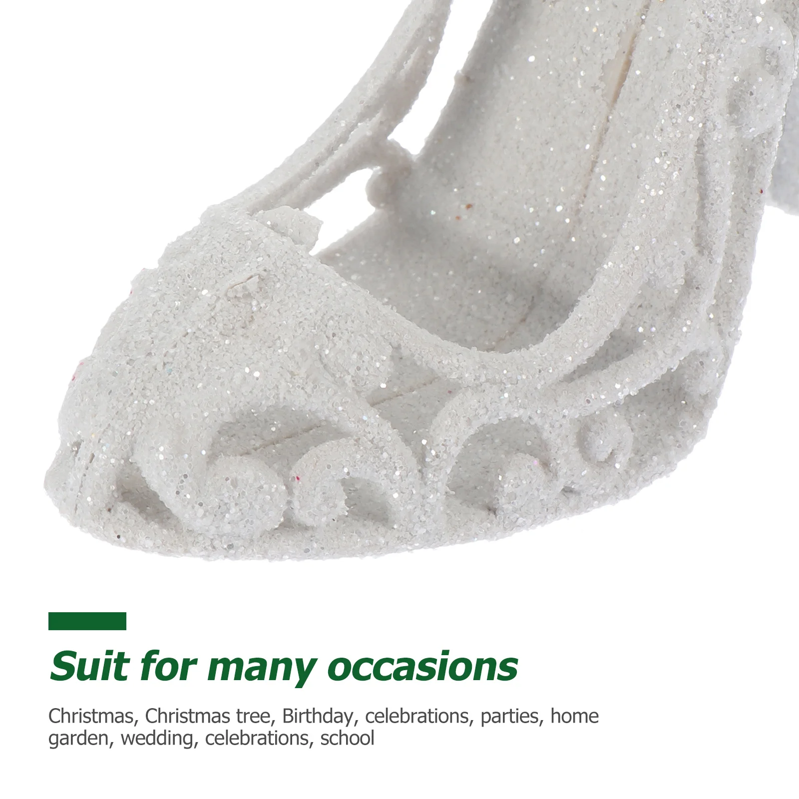 

6Pcs Xmas Pendants High Heels Christmas Tree Ornaments Hanging Decor for Parties and Celebrations Christmas High Heels Pendant