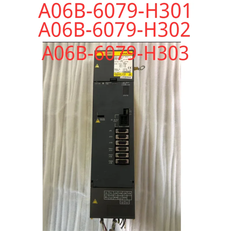 A06B-6079-H301 A06B-6079-H302 A06B-6079-H303 second-hand tested ok  Servo Drive in good Condition