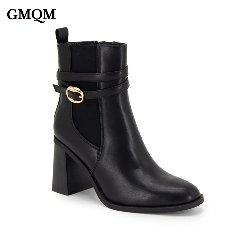 gmqm-2025-nouvelles-bottines-pour-femmes-avec-style-simple-elegant-et-a-la-mode-decoration-en-metal-bout-rond-talon-epais-bottes-noires