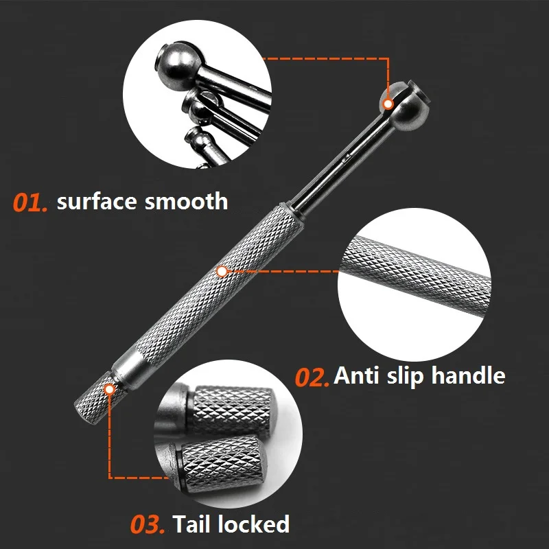 4 Stks/set 3-13Mm Verstelbare Binnendiameter Meter Telescopische Meter Verstelbare Binnengatmeter Handmatige Meting Groothandel