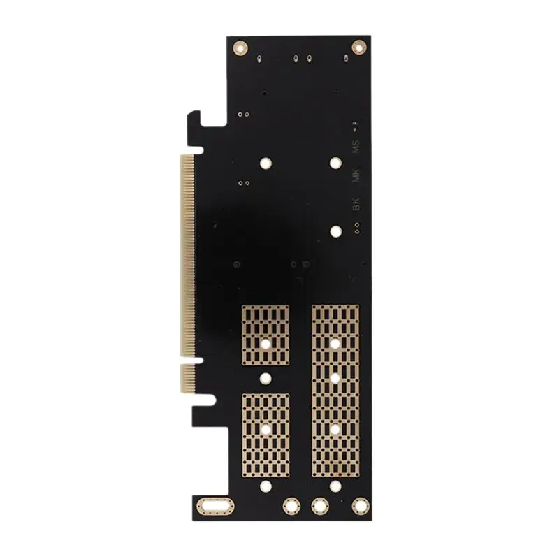 Необыкновенный адаптер M.2 NVMe SSD NGFF на PCIE 3.0 X16 M Key B Key MSATA PCI Expansion SATA 3 в 1, переходник-переходник, черный