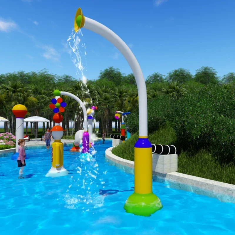 Fiberglass Water Park Spray Water Splash Pad Toys For Sale