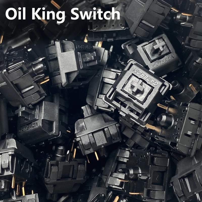 JYBMAK gateron New Oil King2.0 keyboard switch lubricated for linear feel 55gf gaming and office keyboard accessory
