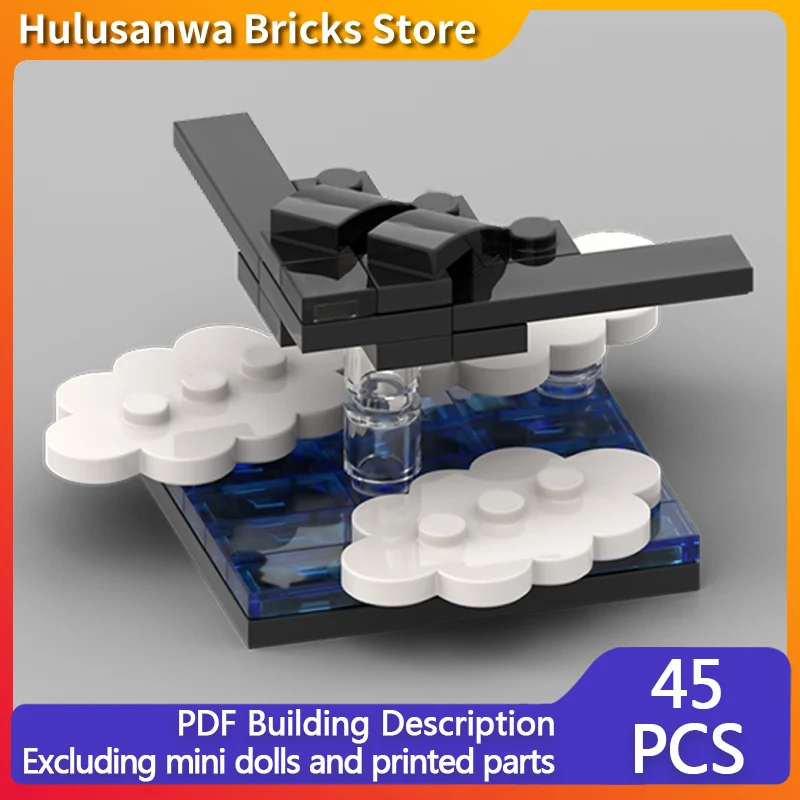 B2 Bomber Diorama نموذج MOC قوالب بناء معدات الحرب وحدات التكنولوجيا الهدايا عطلة تجميع ألعاب أطفال البدلة