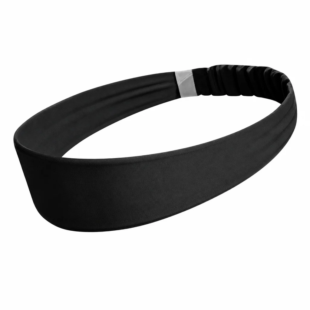 1pc Sports Sweatband Polyester Spandex Blend for Running Fitness Yoga Gym Training Breathable Non-Slip Hairband Durable