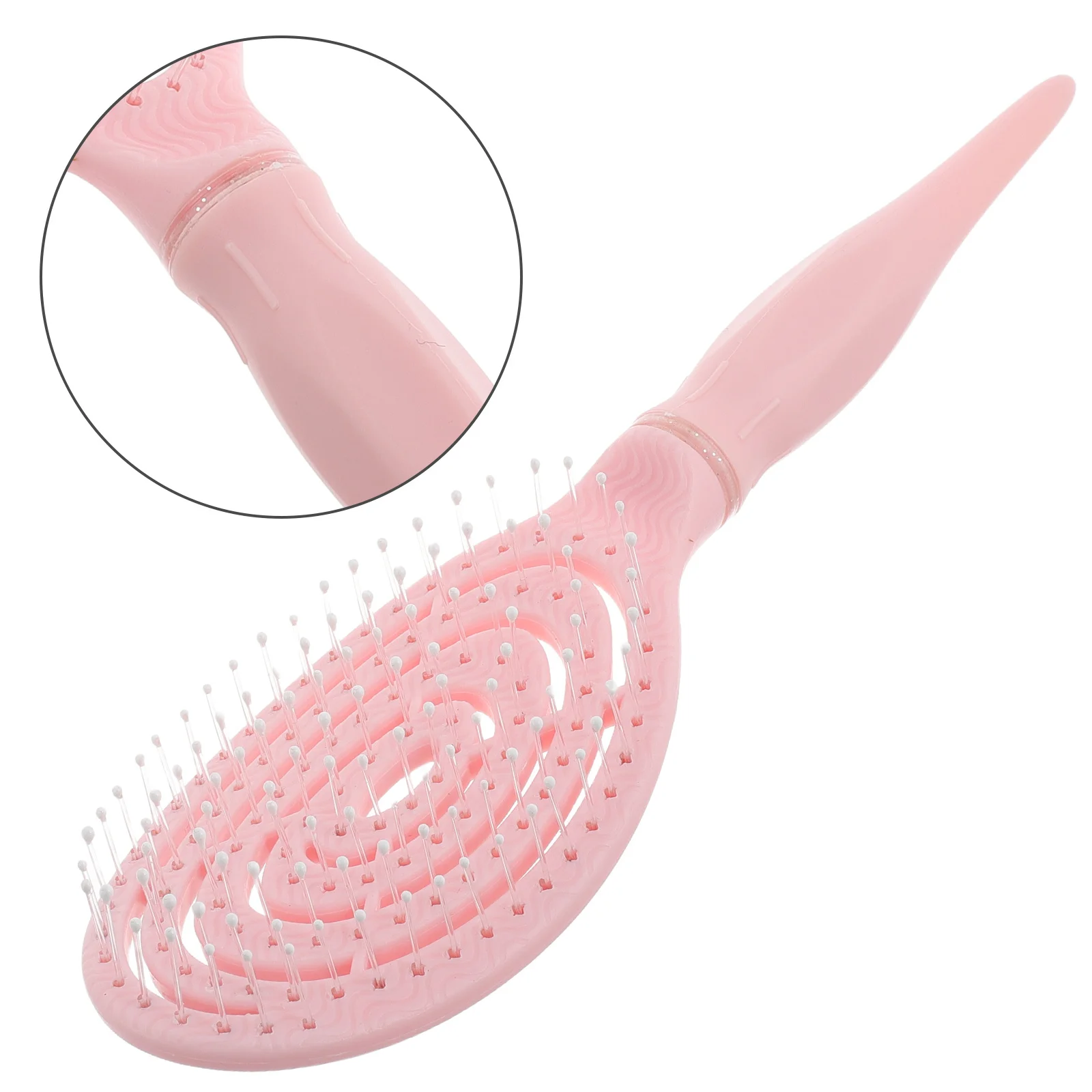 

Hollow Hair Styling Comb Large Curved Volume Teeth Detangling High Crown Scalp Shape Hair Accessories Lightweight Portable