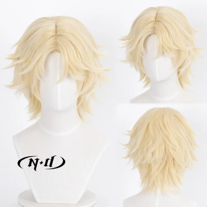 

ND Prospector Cosplay Wigs Dazzling Lone Wolf Hairpiece ID V Cosplay Hair Wigs Heat Resistant Synthetic for Costume Theme Party