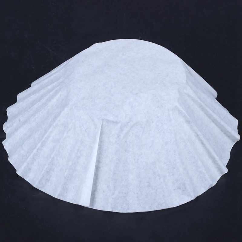 500Pcs 25Cm Sheets American Commercial Coffee Filter Paper Basket Coffee Filters Coffee Ware Coffee Filters (White)