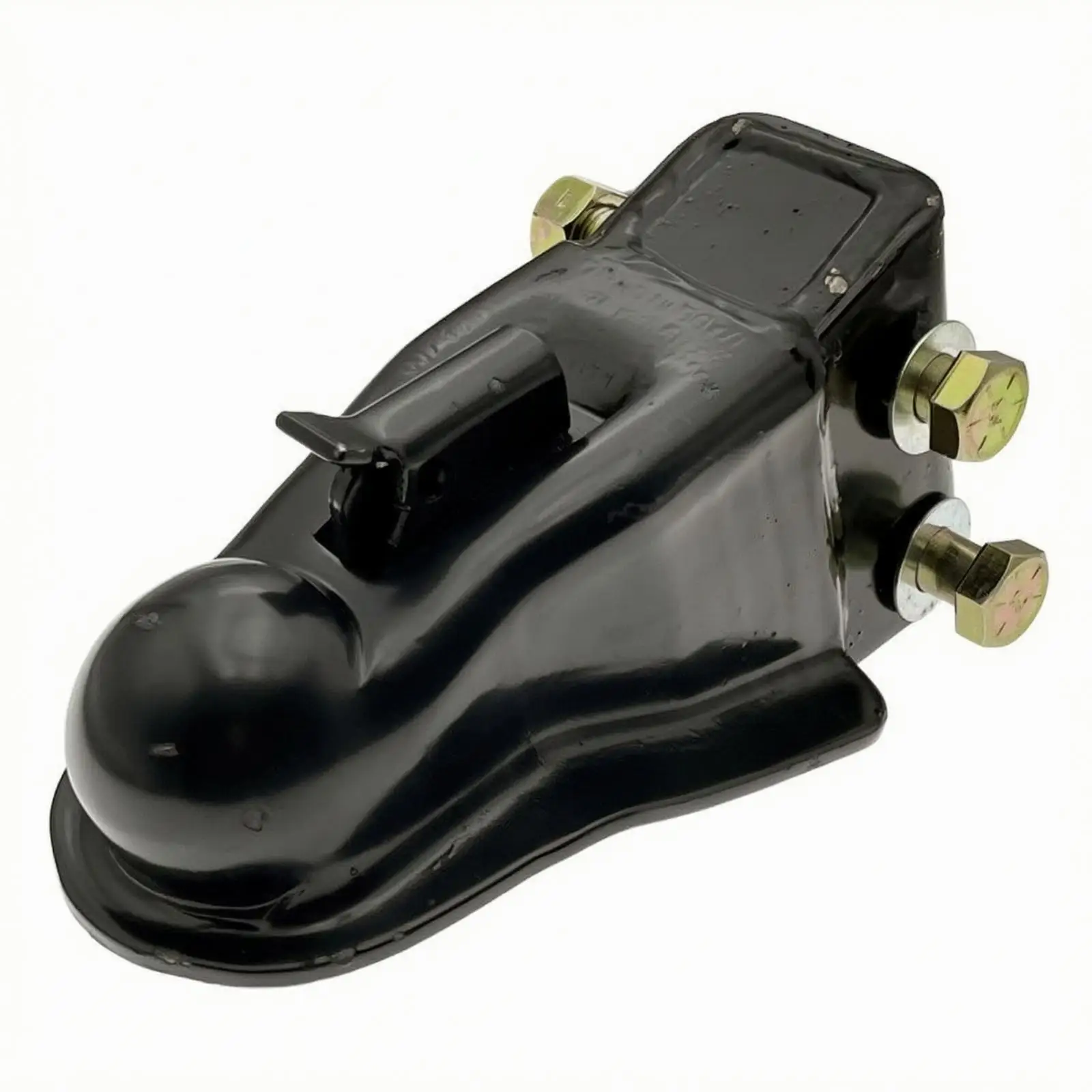 Trailer Coupler Connector for 2 5/16 Inch Ball Steel Heavy Duty with Adjustable Vertical Plate and Bolt Fastened Hardware 14000
