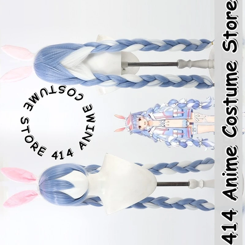 

Game & Anime Usada Pekora Swimsuit Cosplay Wig hololive VTuber Heat-Resistant Fiber Synthetic Hair