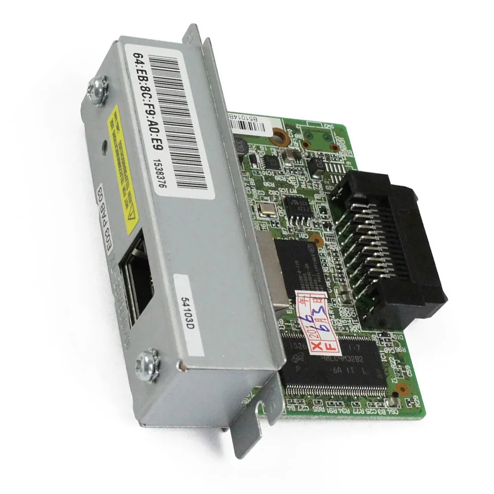 

UB E03 Ethernet Interface Module for TM T81 T82II T88III T88IV T88V T70 T90 T86L Printers with Stable Connection