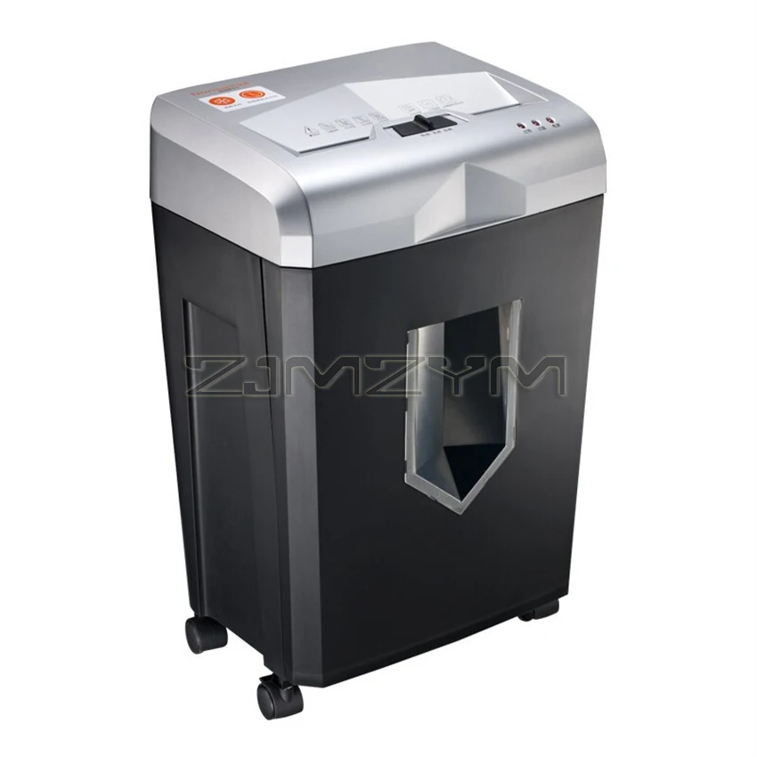 319 220V/50hz cross-cut paper / credit card shredder draw-out 18 liter basket overload capability protect Shredder