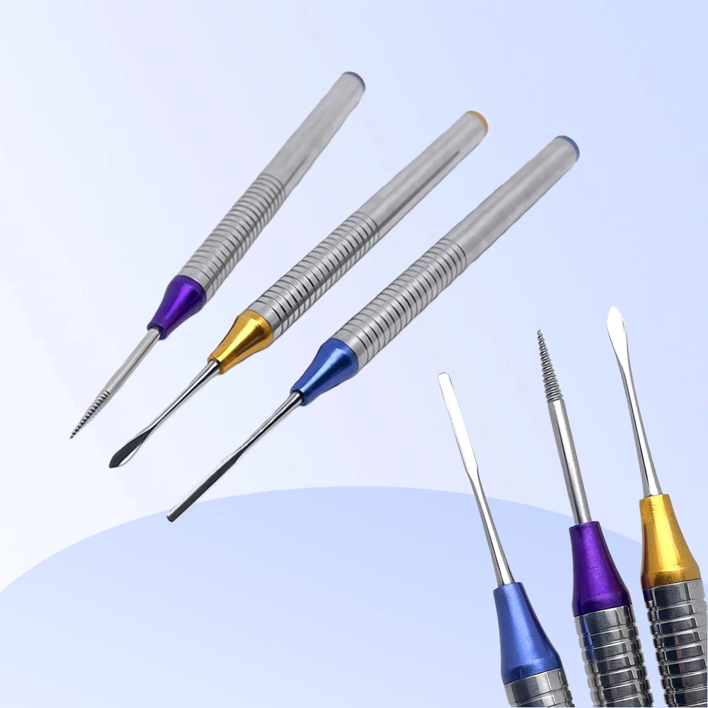 

3Size Dental Broken Root Drill Remnant Extractor Dental Dental Extractor Apical Root Fragments Drill Titanium Tip Flexible