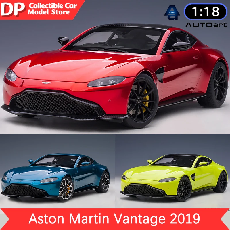 1:18 AUTOart Aston Martin Vantage 2019 Alloy Model Car Premium Collectible Vehicles Collection Gift to Friends