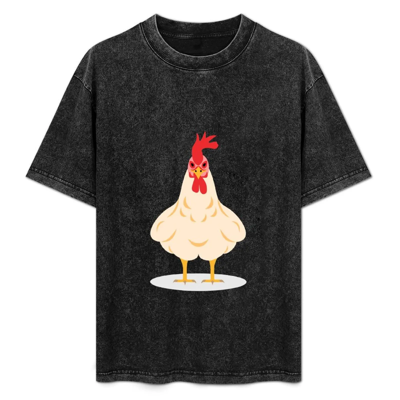 Cute Chicken T-Shirt Classic Print Short Sleeve Shirt