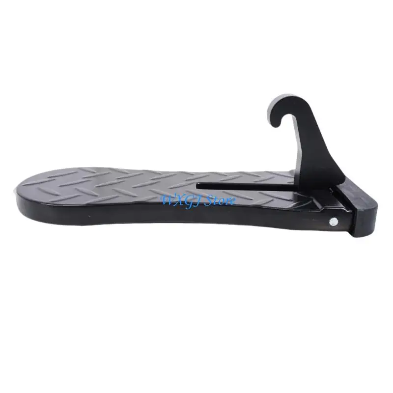 37JE Car Door Foot Step Pedal Aluminum Not Slip Rooftop Reach Aid for Snow Removal Cleaning & Travel Cargo Loading