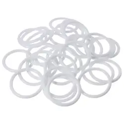 30pcs White Dreamcatcher Rings Hoops, 60mm Plastic Macrame Rings Dream Catcher Circle for DIY Art Crafts, Dream Catcher Supplies